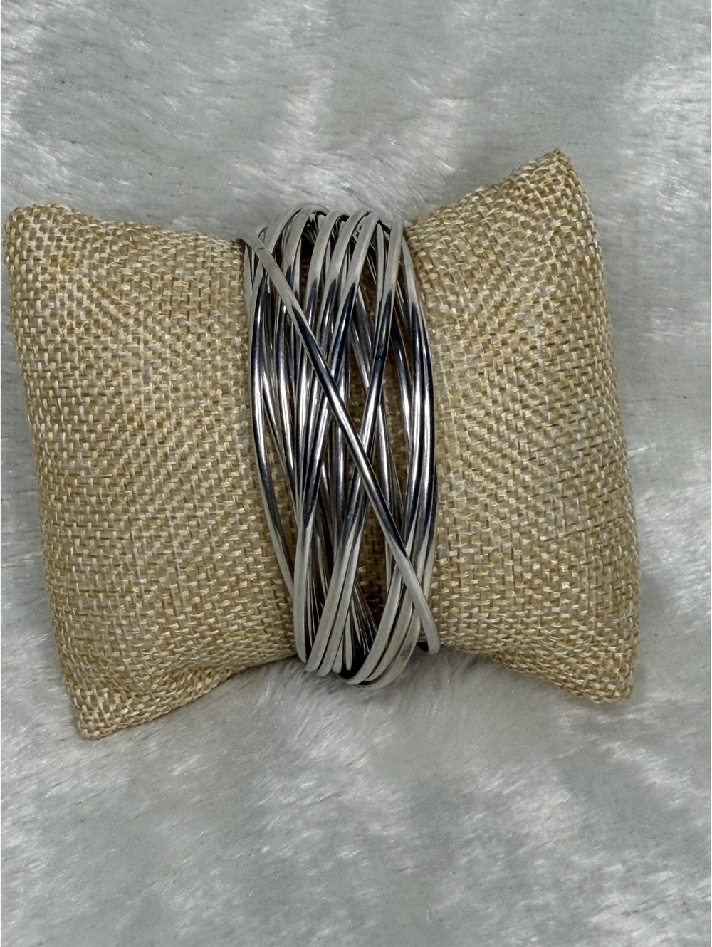 Rare Vintage Silpada B0640 .925 Sterling Silver "21 Bangle Salute" Bracelet